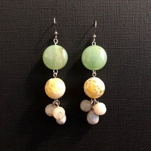 Lemon Agate Earrings II